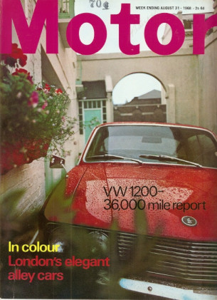 MOTOR 1968 AUG 31 - VOLKSWAGEN 1200, ALPHA 17500, AUSTRIAN GRAND PRIX